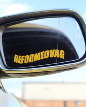 Load image into Gallery viewer, REFORMED AUTO CLUB MIRROR DECAL - STICKER SHEET