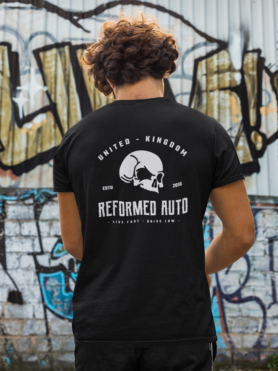 REFORMED AUTO CLUB SKULL TEE